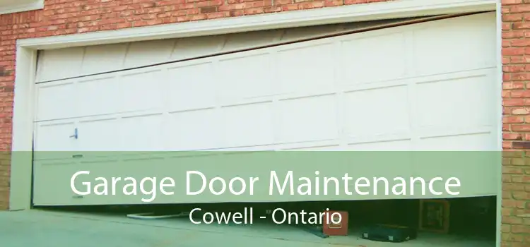 Garage Door Maintenance Cowell - Ontario