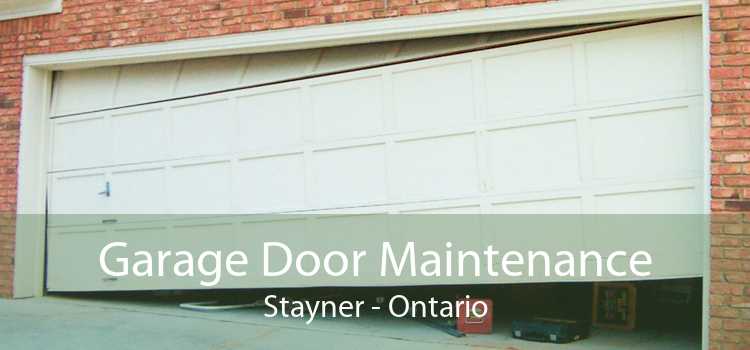 Garage Door Maintenance Stayner - Ontario