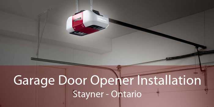 Garage Door Opener Installation Stayner - Ontario