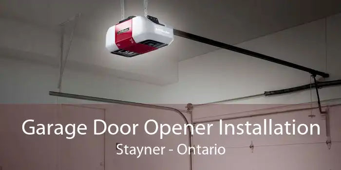 Garage Door Opener Installation Stayner - Ontario