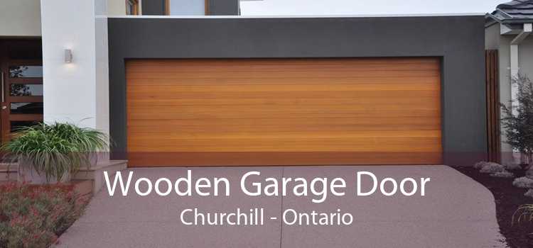 Wooden Garage Door Churchill - Ontario