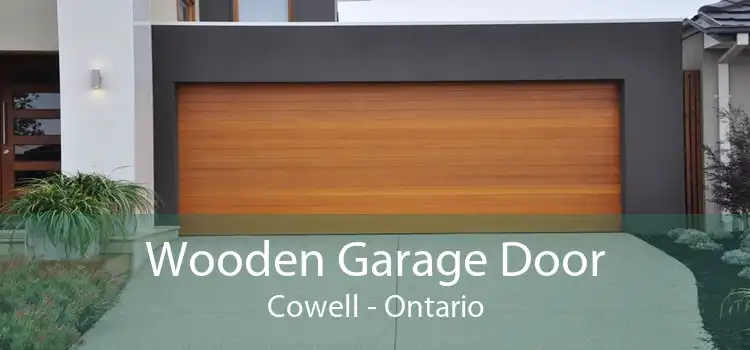 Wooden Garage Door Cowell - Ontario