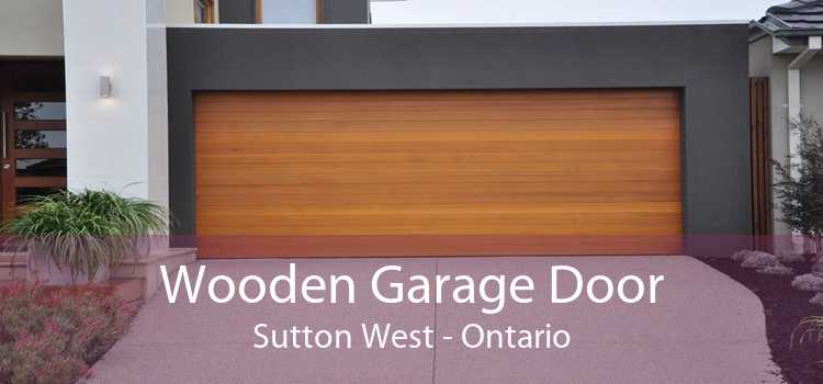 Wooden Garage Door Sutton West - Ontario
