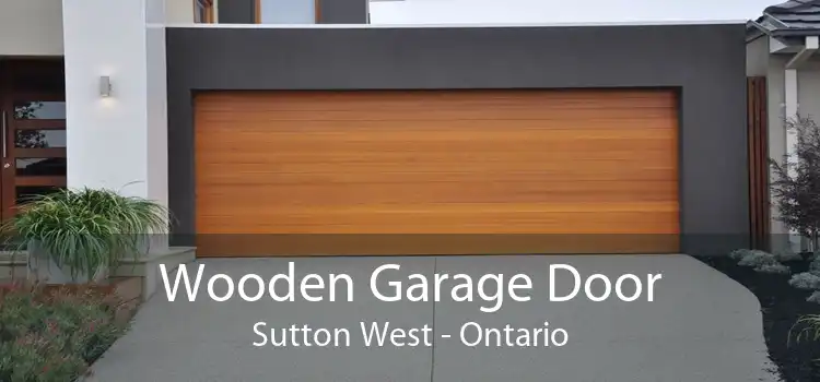 Wooden Garage Door Sutton West - Ontario
