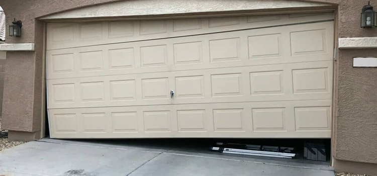 garage-door-bent-off-track-repair in Elmvale